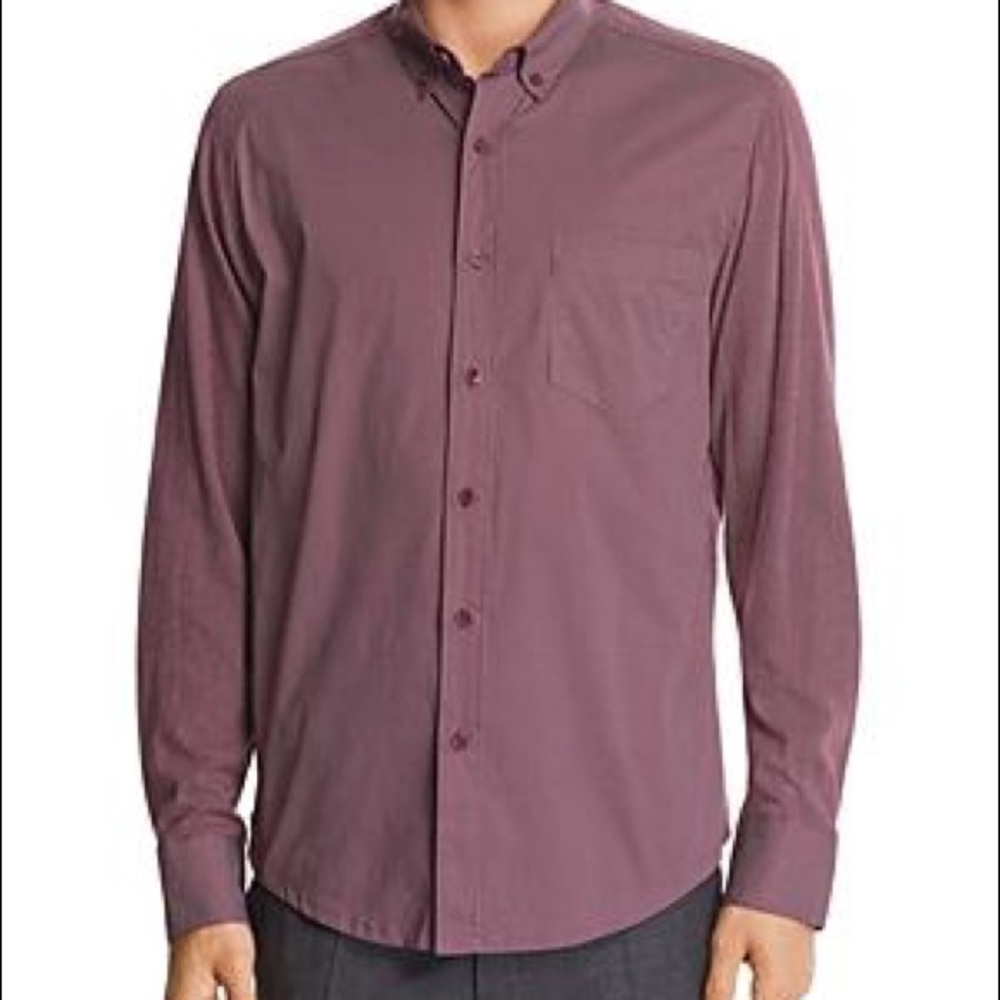 Michael Kors Dot-Print Button-Down Shirt
